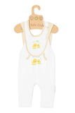 Oh Little Lion Short Leg Jumpsuit & Bib set