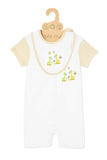 Love Me Giraffe Short Sleeve, Short Leg Growsuit & Bib set